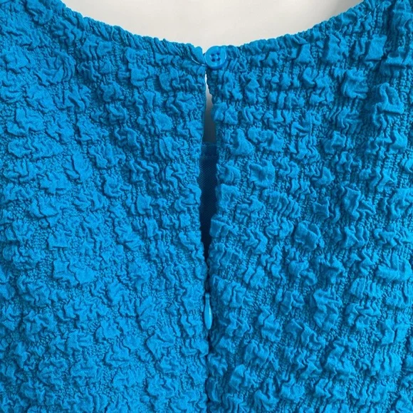 By Anthropologie Textured Mini Shift Dress Sleeveless Stretchy Plus Size 3X - Picture 10 of 12